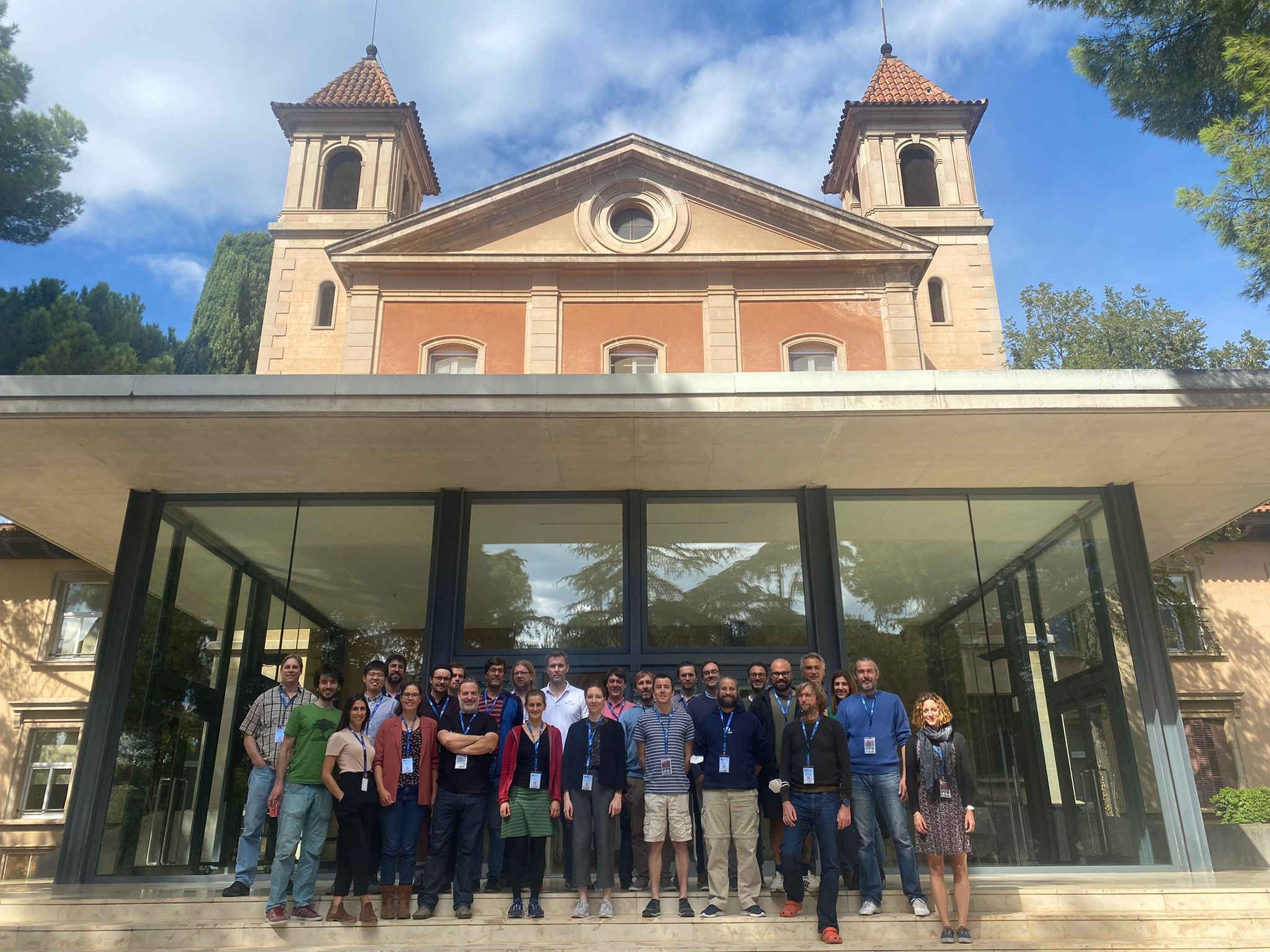 Partners from 17 institutions gathered together at the Barcelona Supercomputing Center in September 2022.